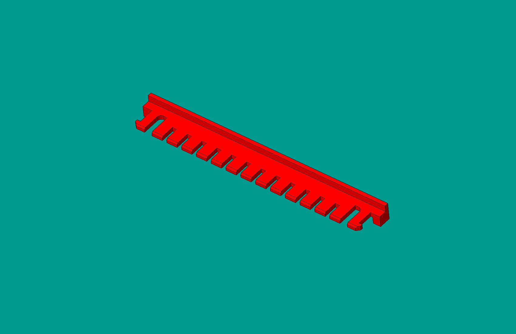 2.0間距，A2008S-15鎖片紅色