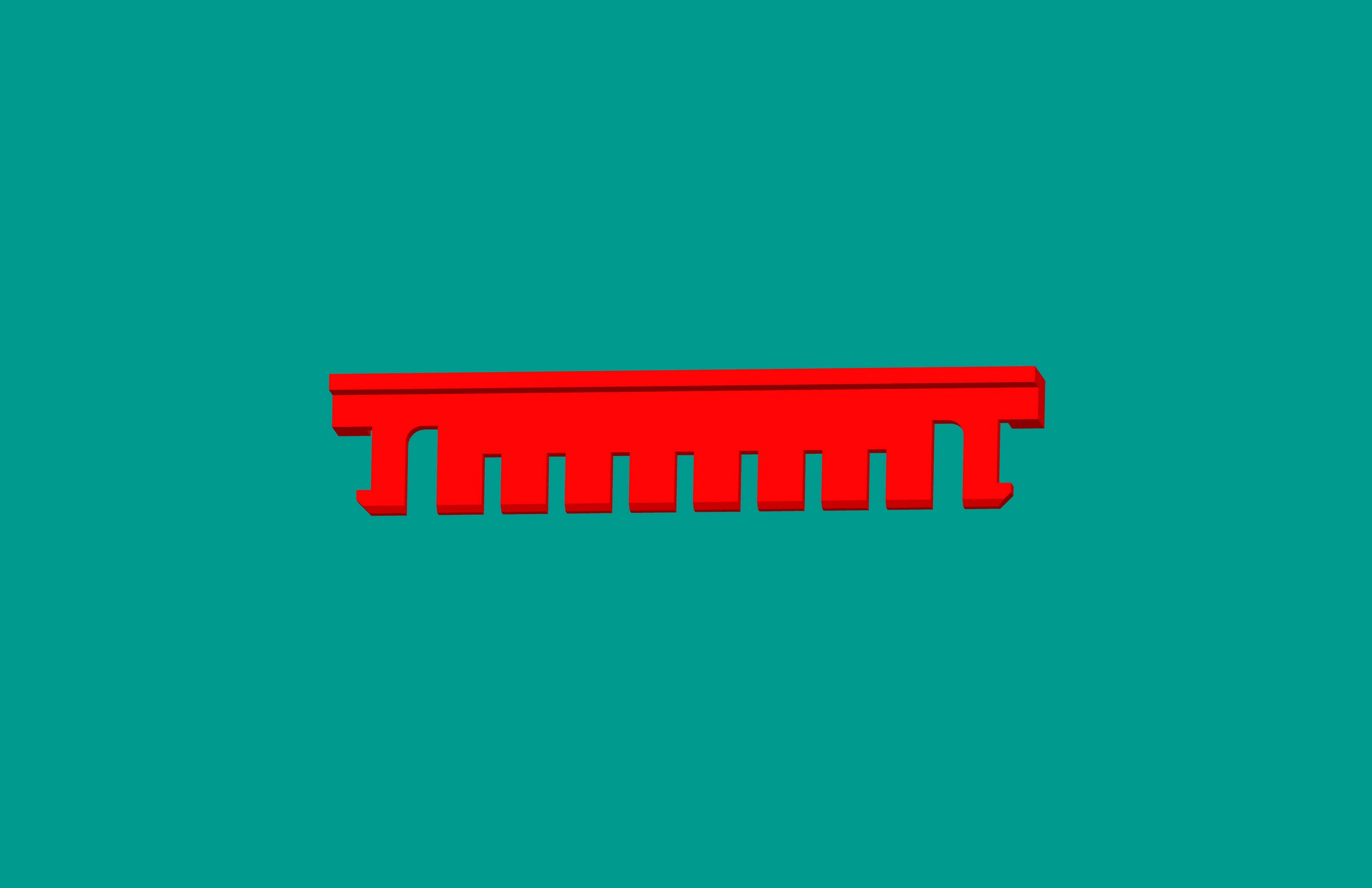 2.0間距，A2008S-10鎖片紅色