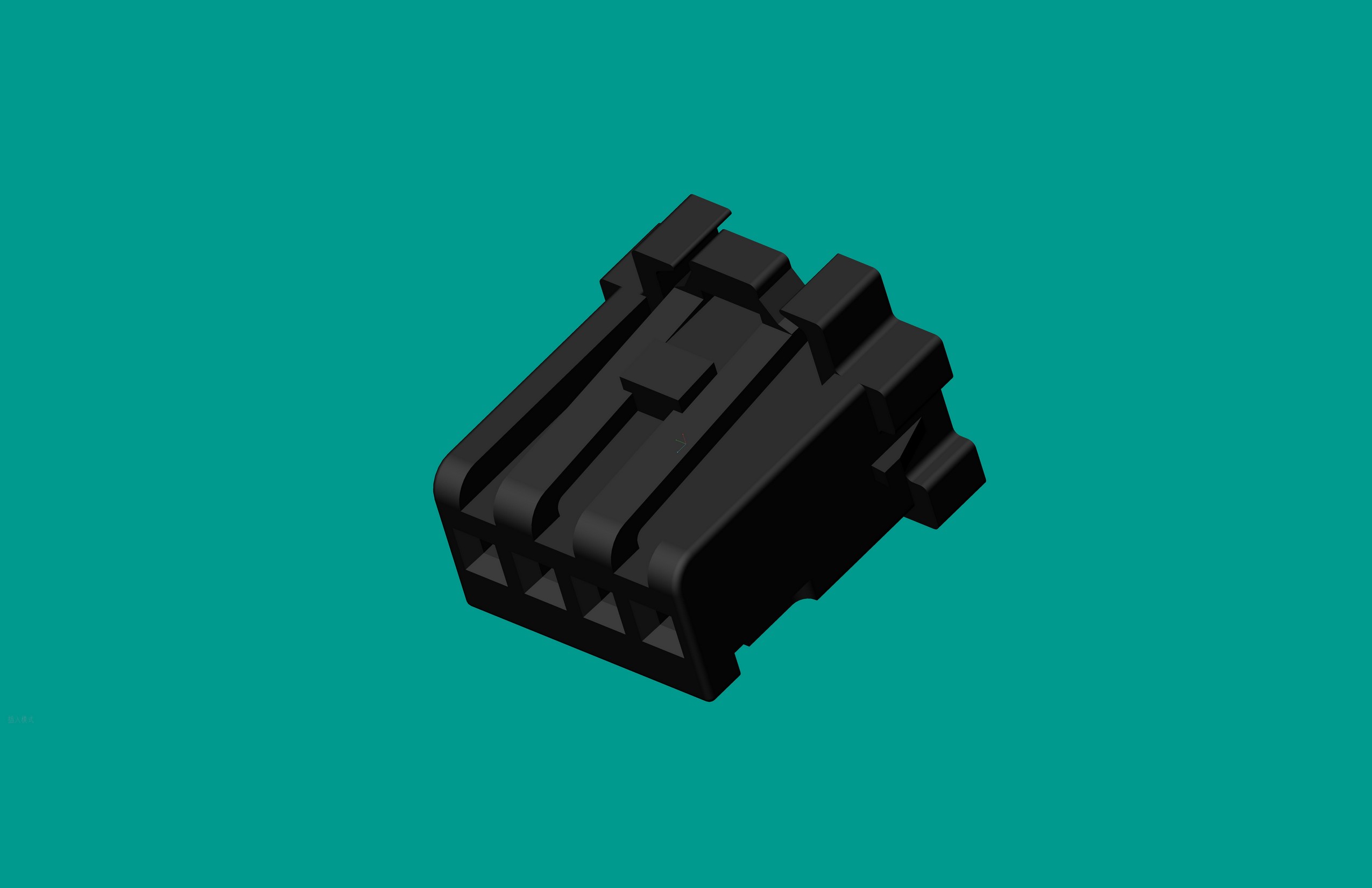 2.0間距，PNIRP-04V-S黑色