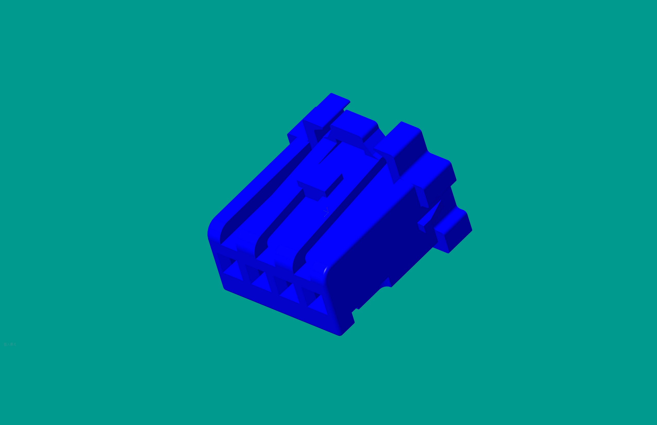 2.0間距，PNIRP-04V-S藍(lán)色