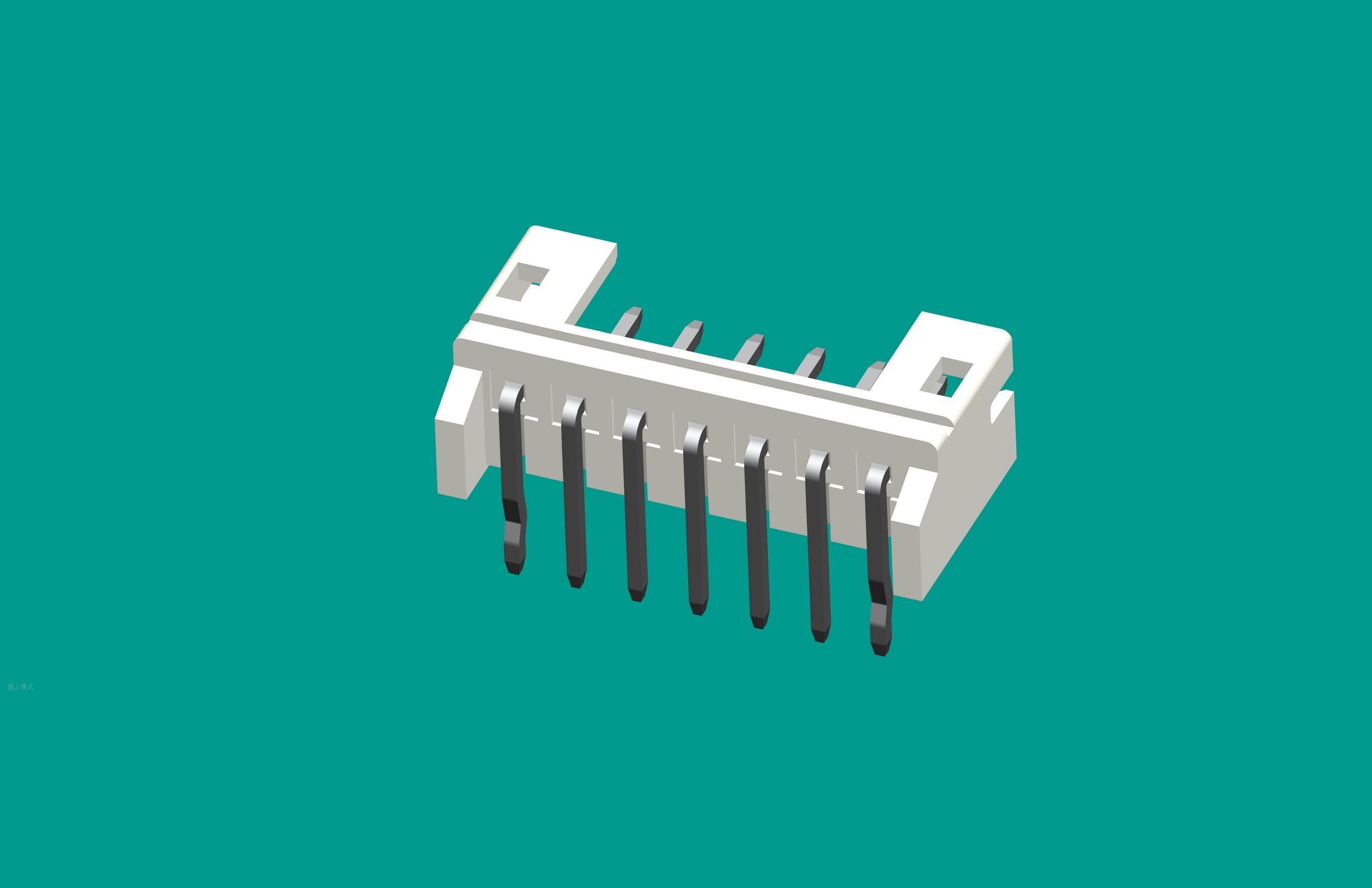 PH-7QA臥式針座白色/普通PA66