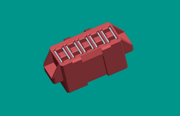 2.0mm跳線帽紅色（5號(hào)帽子）