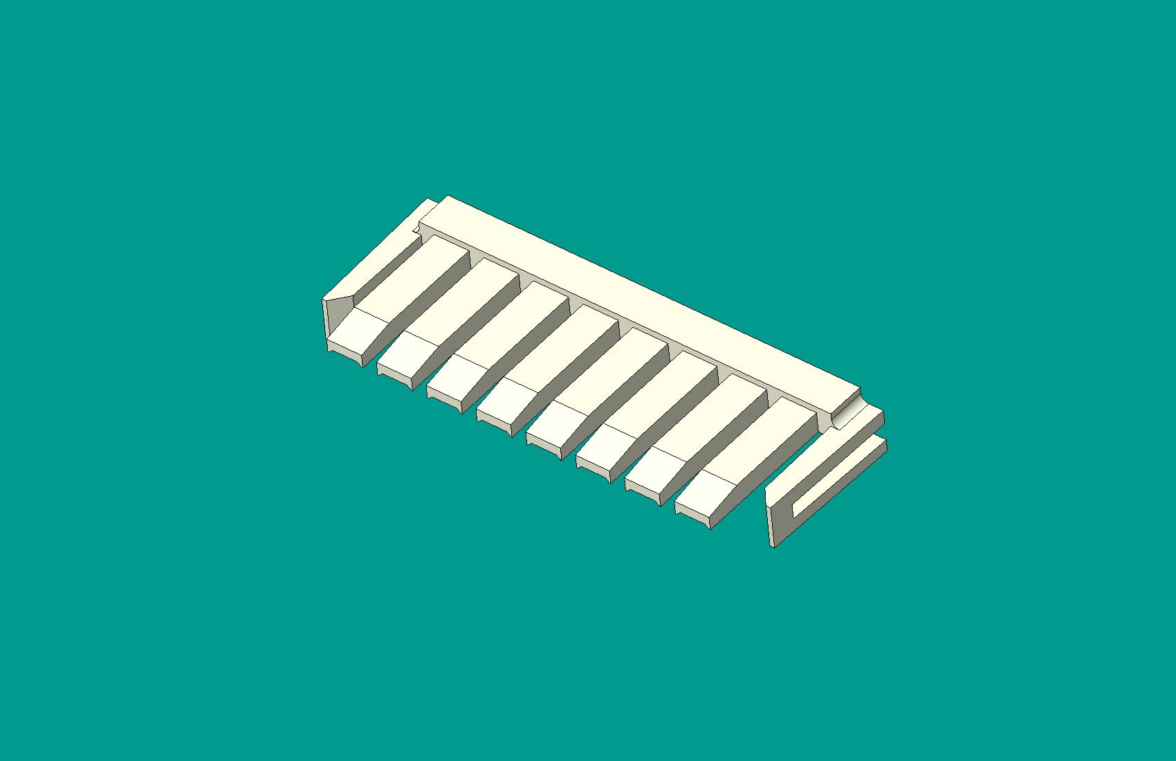 2.0間距，PNIS-08V鎖片