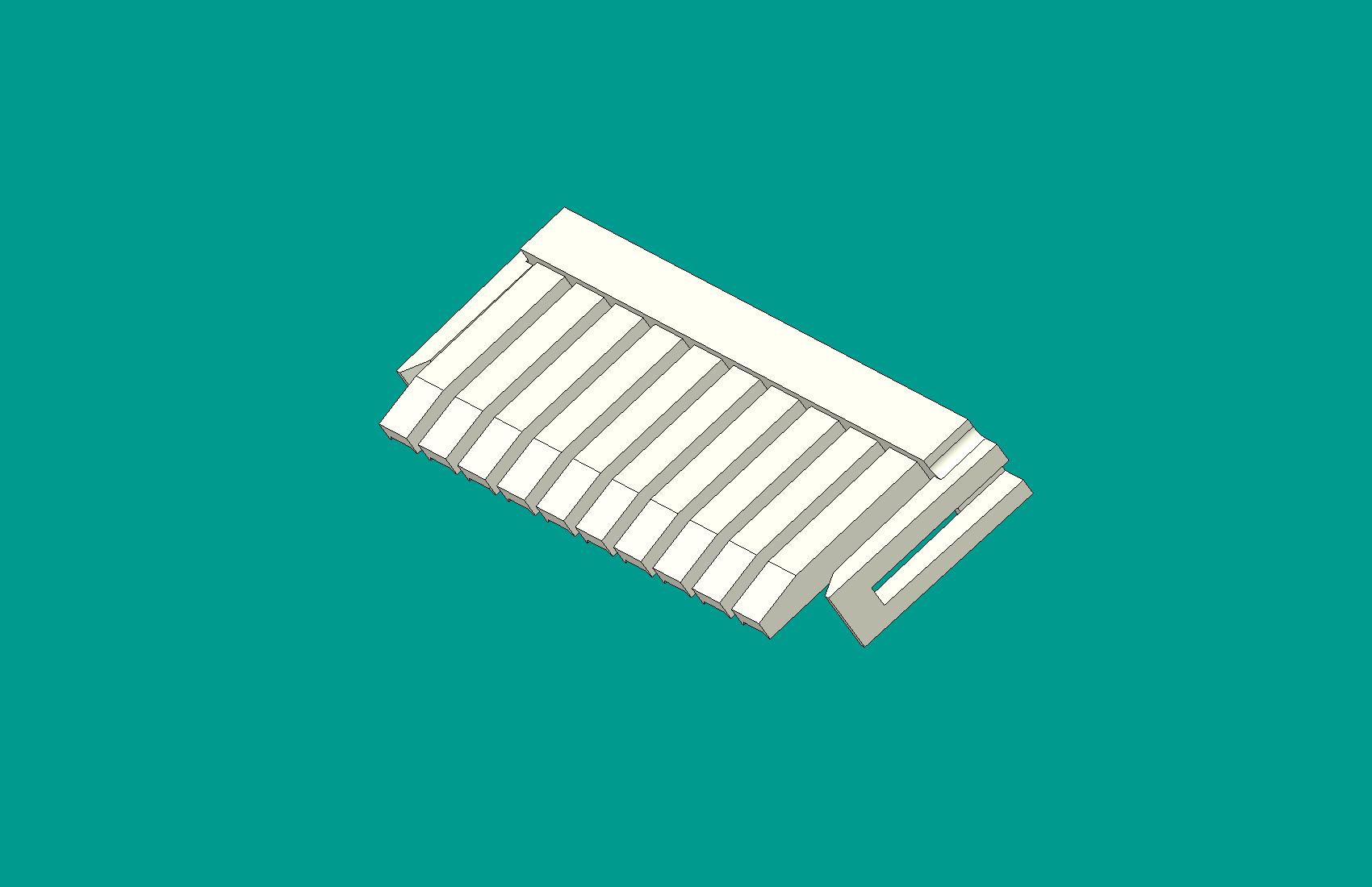 2.0間距，PNIS-10V鎖片