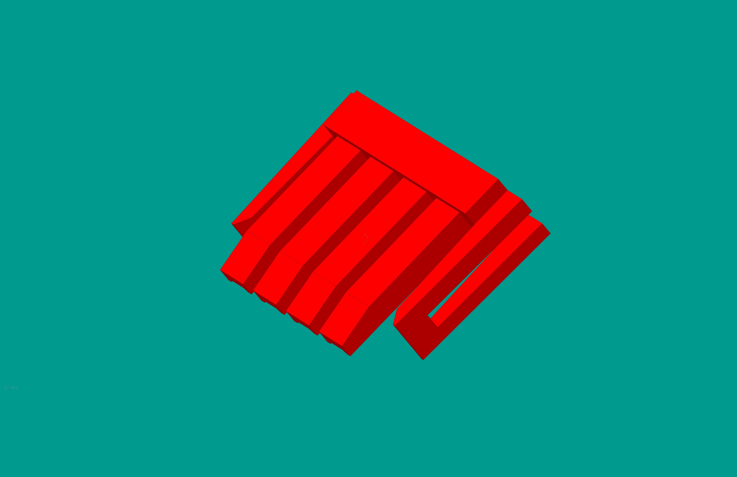 2.0間距，PNIS-04V鎖定片/紅色/