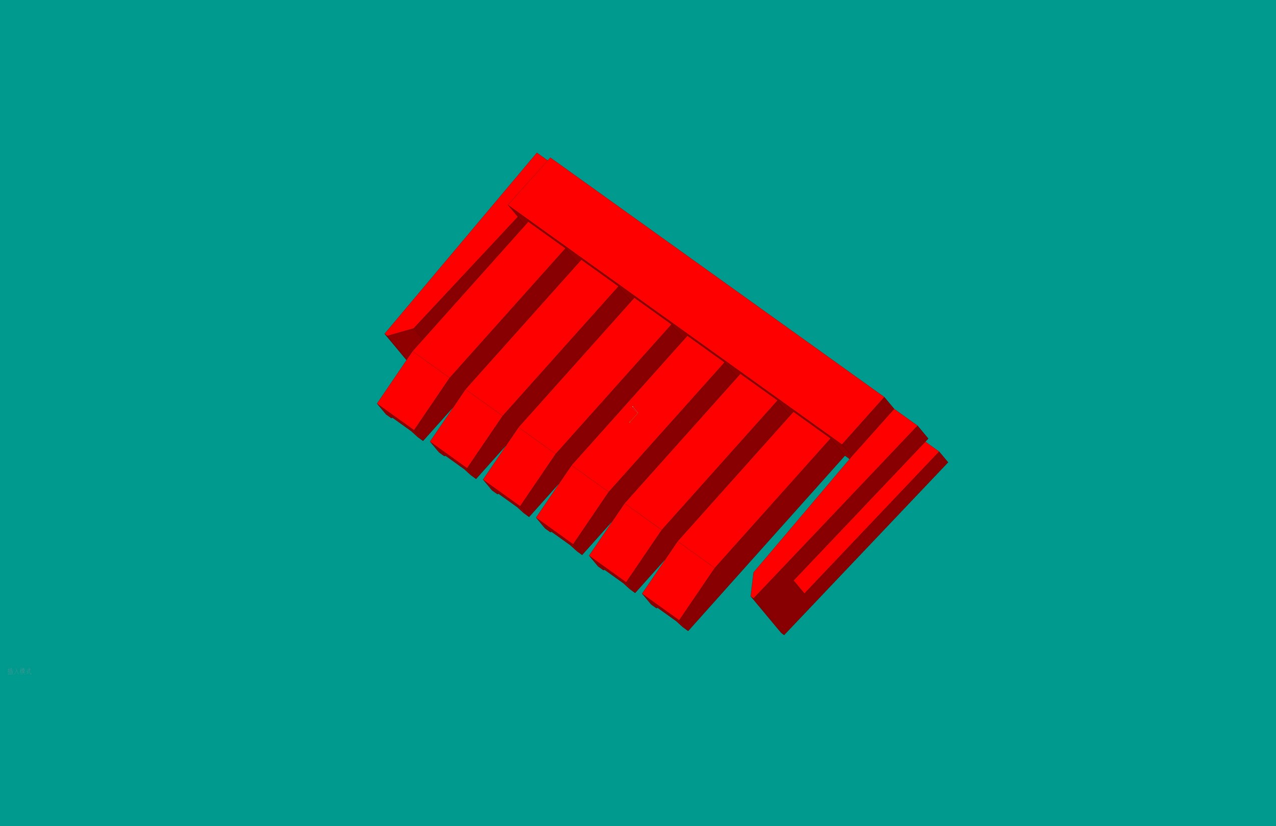 2.0間距，PNIS-06V鎖定片/紅色/