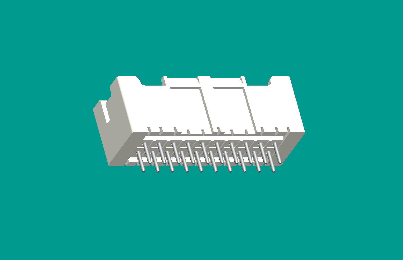 XAD-2×10A立式針座本色/高灼熱絲