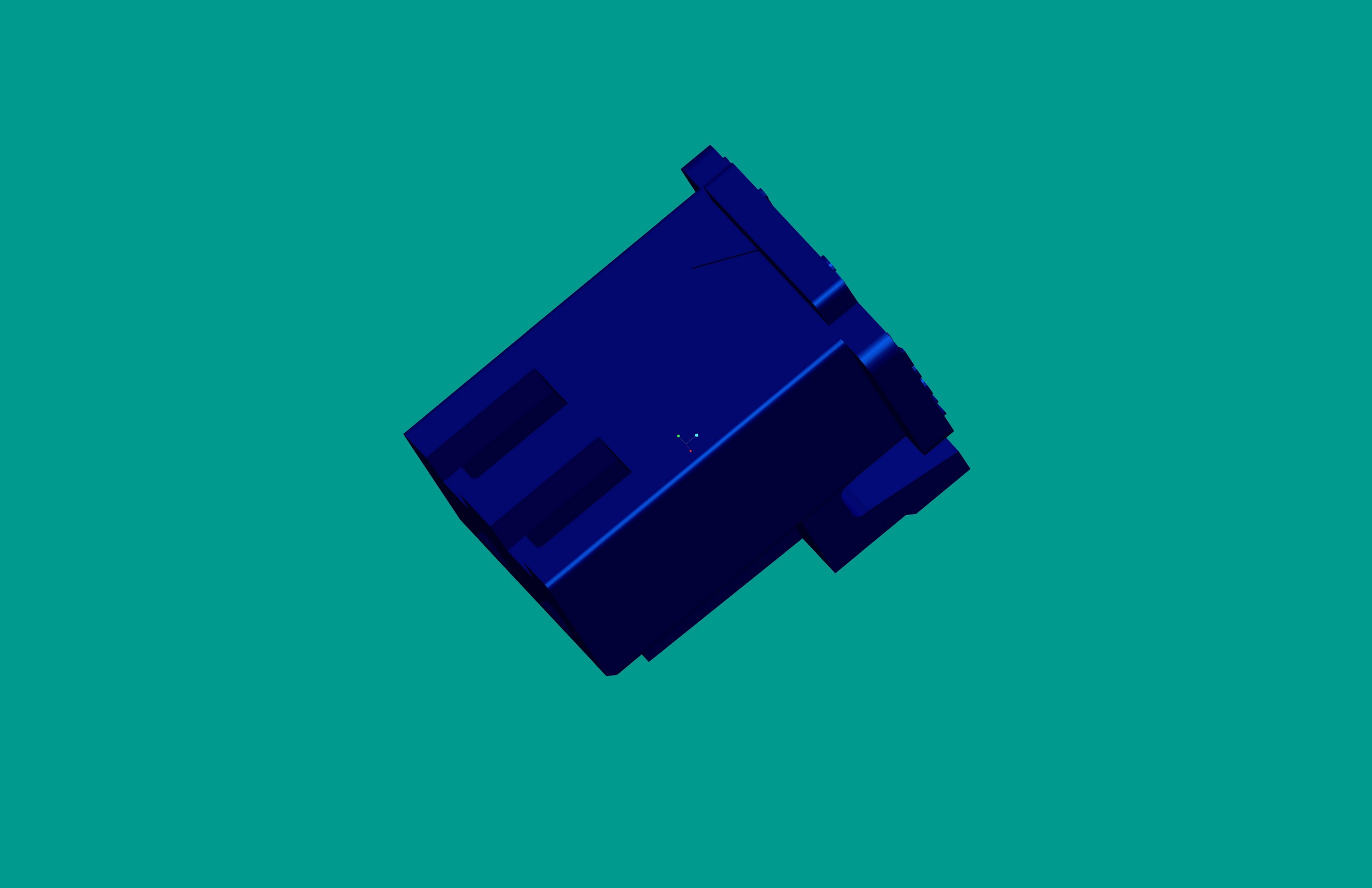 XH帶扣塑件-2Y藍(lán)色