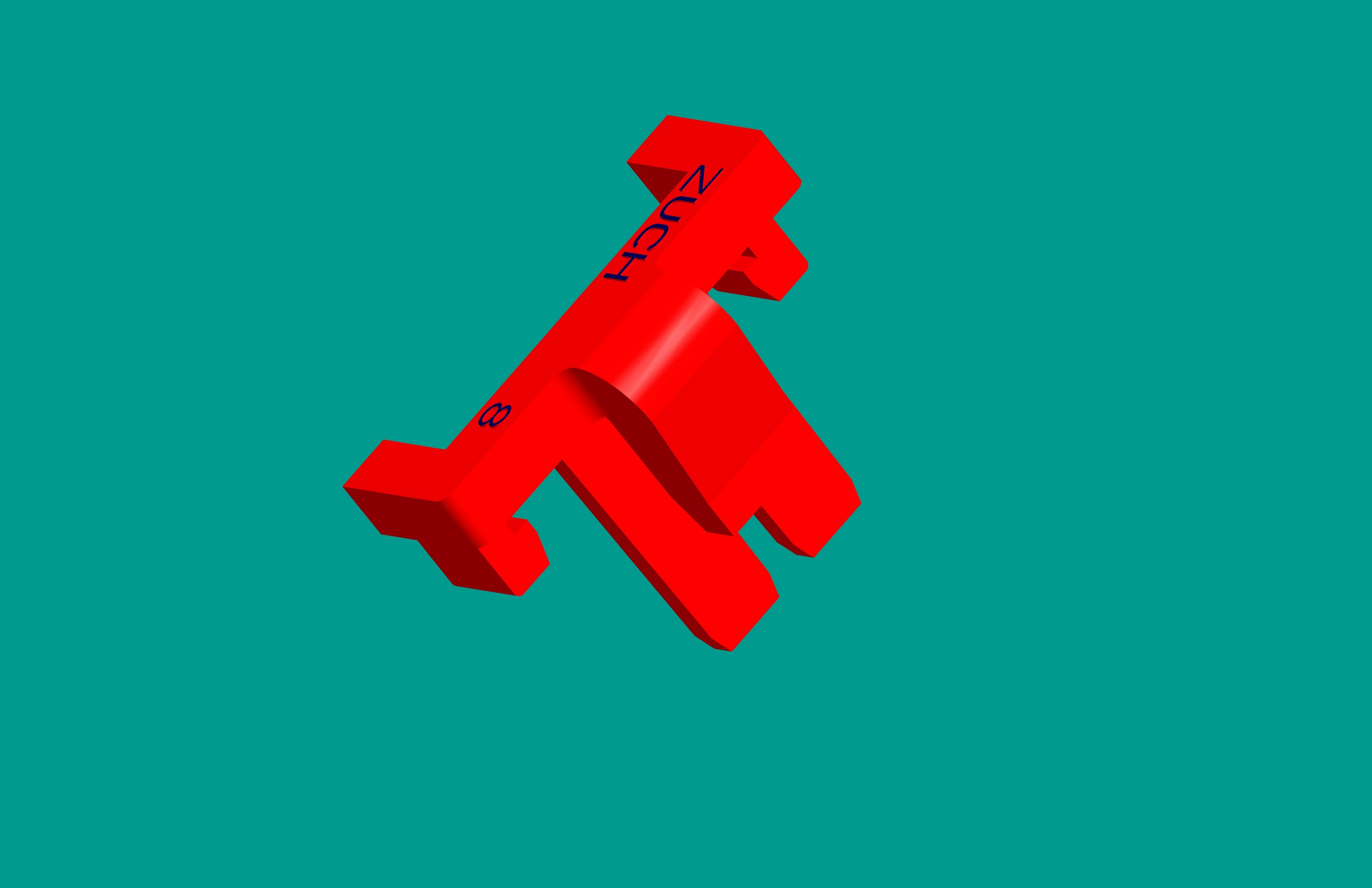 XH正扣鎖片-2S紅色