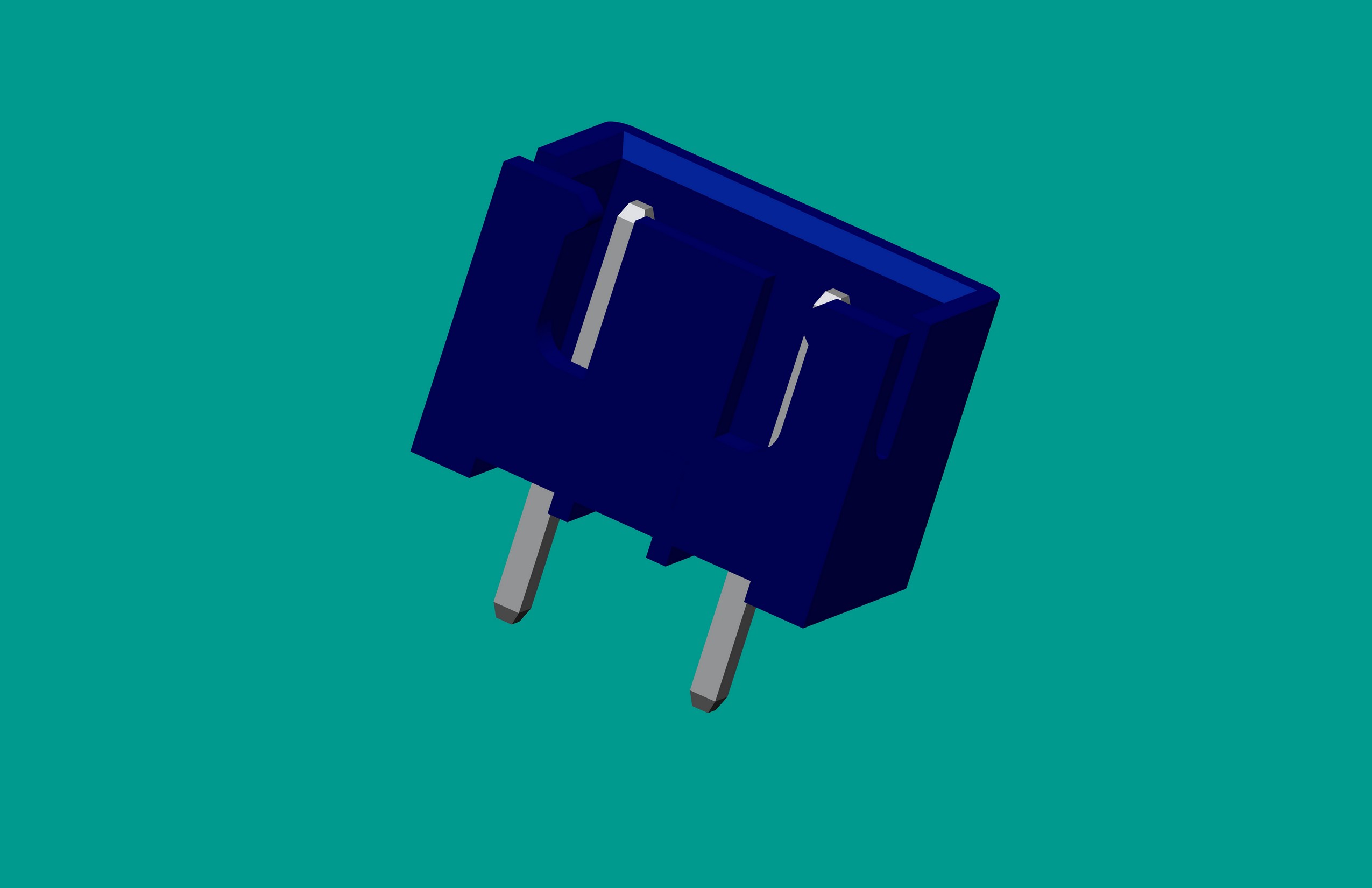 XH-3A-1 普通PA66 藍(lán)色 （缺第2針）