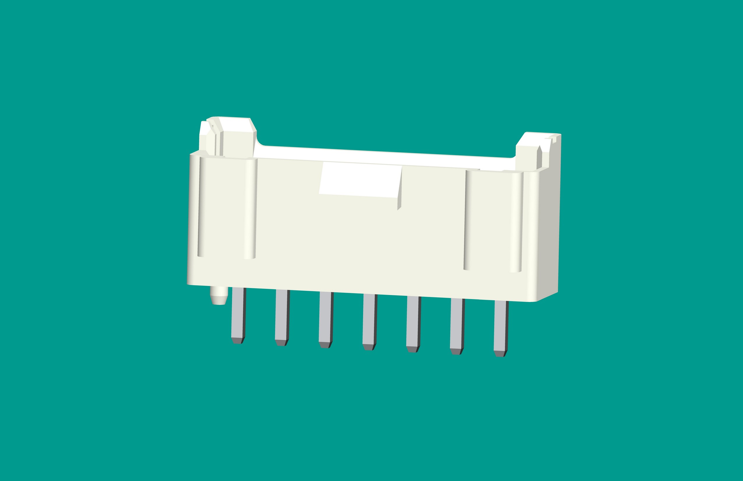 B7B-XH-K3a立式針座白色/普通PA66