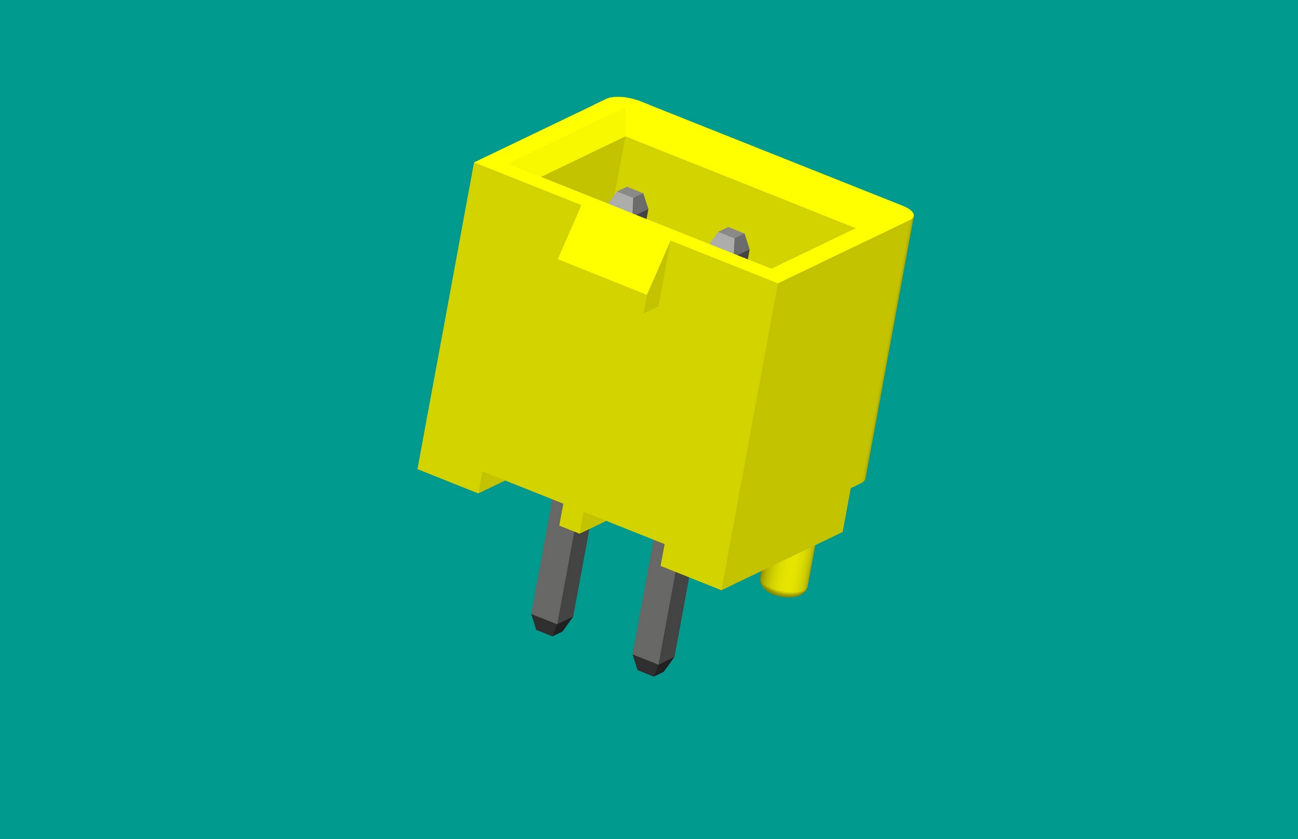 XH帶扣帶定位針座-2直針 黃色（無K點(diǎn)）