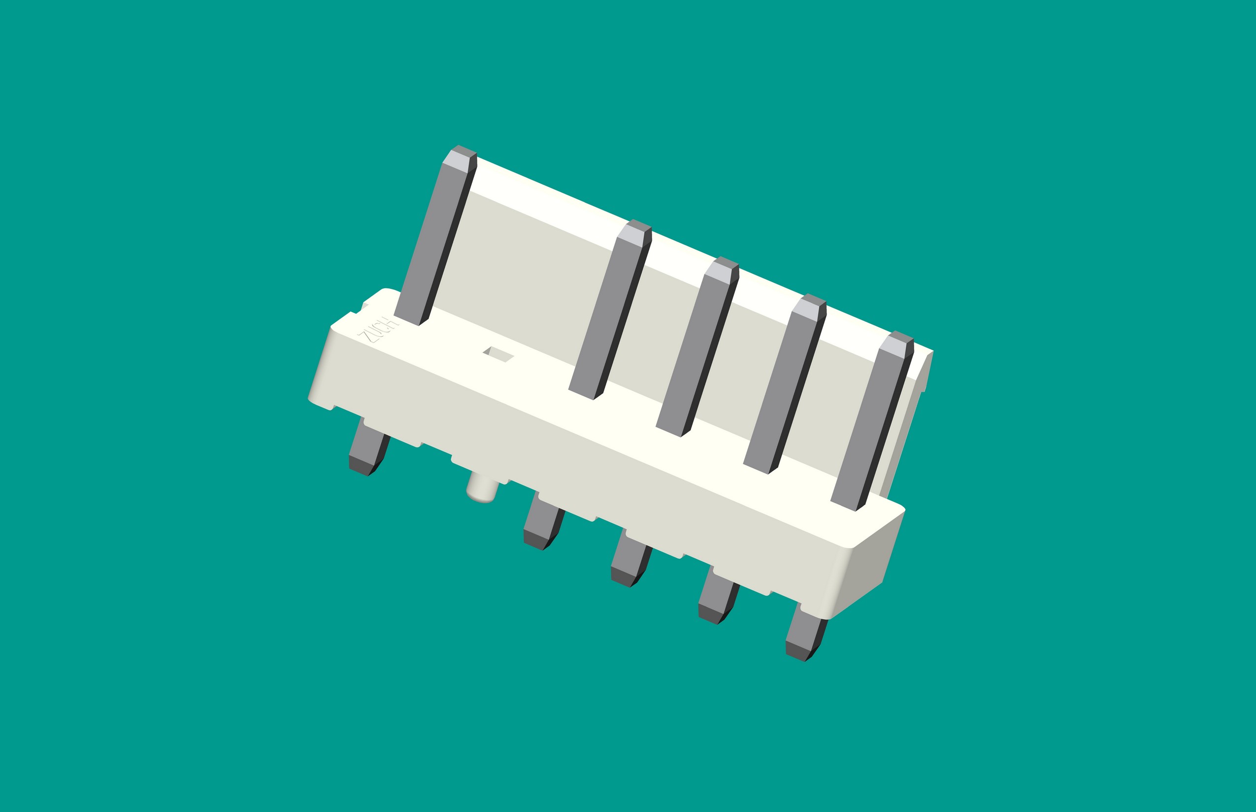 VH-6A-1（半包，帶定位，白色普通PA66）（缺第2針）