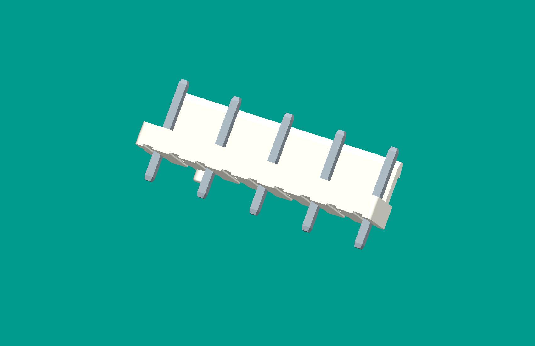 VH-9A5D1（半包防呆柱D1型，本色高灼熱絲）缺第2、4、6、8針