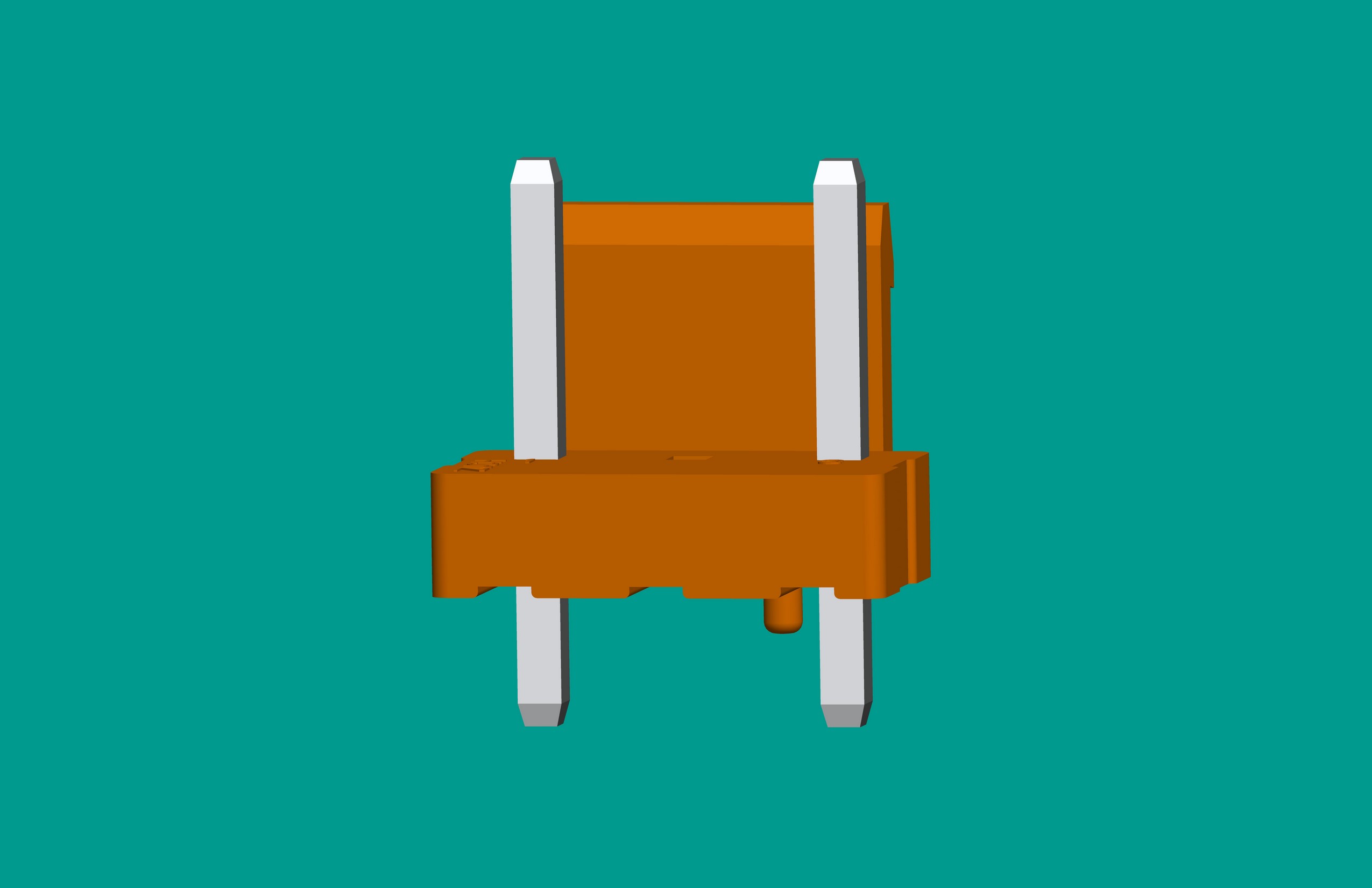 B2P3-VH-AM立式針座橙色/(缺第2針)/高灼熱絲