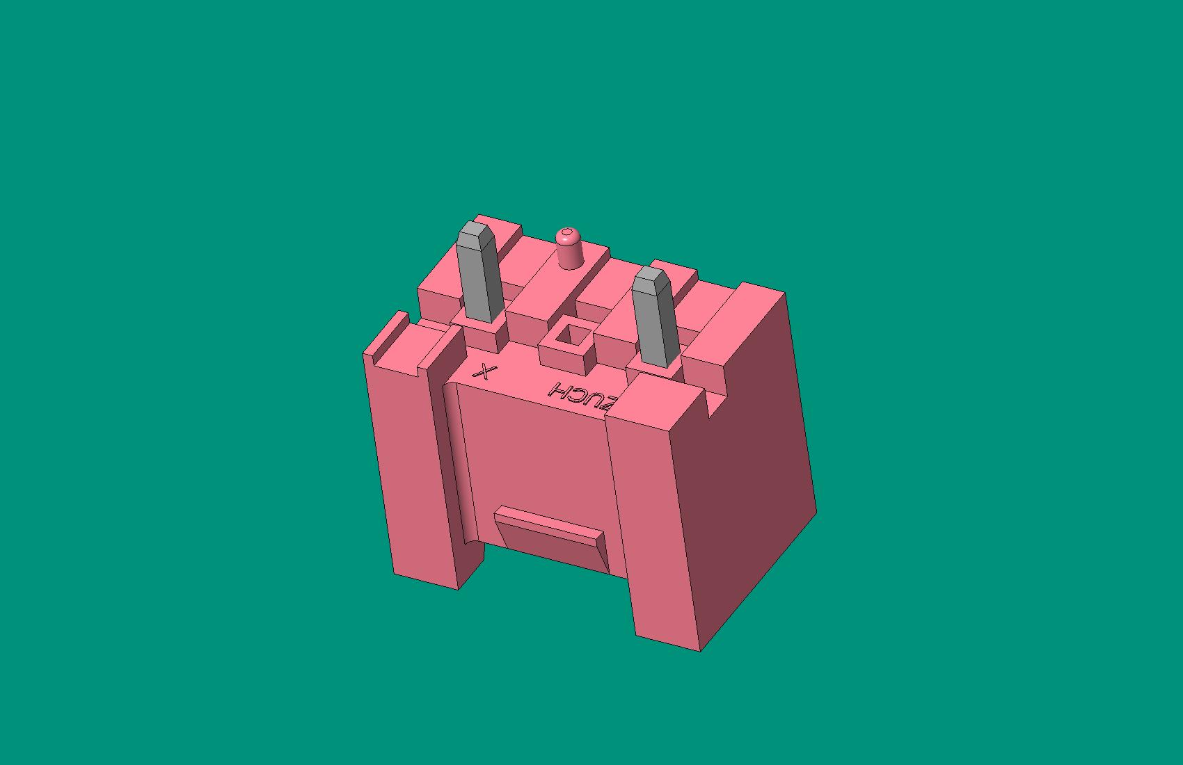 VH3A盒式（插奇數(shù)）帶定位針座 -白色(普通料)